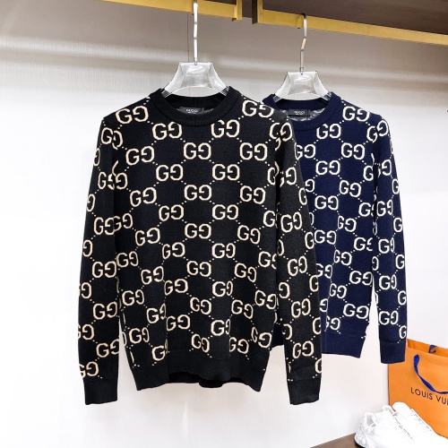 Replica Gucci Sweaters Long Sleeved For Men #1246231 $72.00 USD for Wholesale