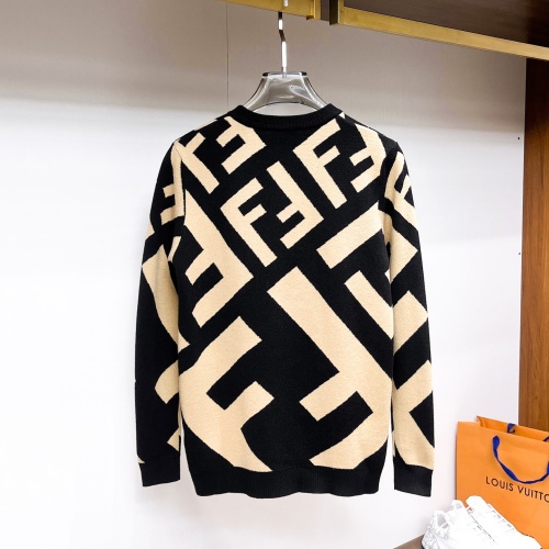 Replica Fendi Sweaters Long Sleeved For Men #1246239 $72.00 USD for Wholesale