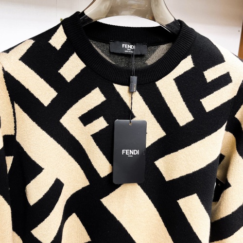 Replica Fendi Sweaters Long Sleeved For Men #1246239 $72.00 USD for Wholesale