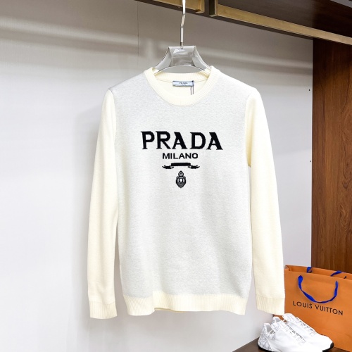 Prada Sweater Long Sleeved For Men #1246244 $72.00 USD, Wholesale Replica Prada Sweater