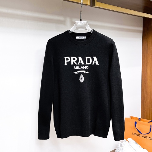 Prada Sweater Long Sleeved For Men #1246246 $72.00 USD, Wholesale Replica Prada Sweater