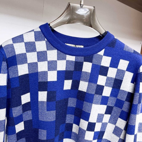 Replica Louis Vuitton LV Sweaters Long Sleeved For Men #1246253 $72.00 USD for Wholesale