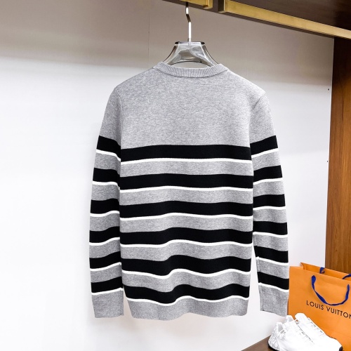 Replica Christian Dior Sweaters Long Sleeved For Men #1246260 $72.00 USD for Wholesale