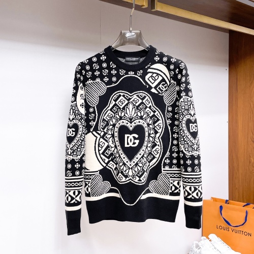 Dolce &amp; Gabbana D&amp;G Sweaters Long Sleeved For Men #1246264 $72.00 USD, Wholesale Replica Dolce &amp; Gabbana D&amp;G Sweaters