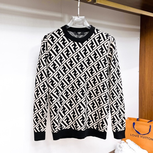 Fendi Sweaters Long Sleeved For Men #1246265 $72.00 USD, Wholesale Replica Fendi Sweaters