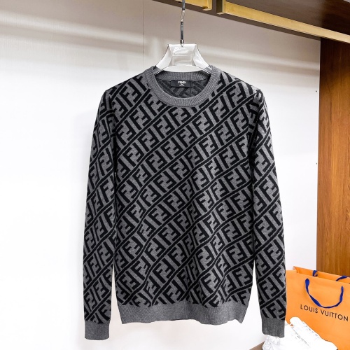 Fendi Sweaters Long Sleeved For Men #1246266 $72.00 USD, Wholesale Replica Fendi Sweaters