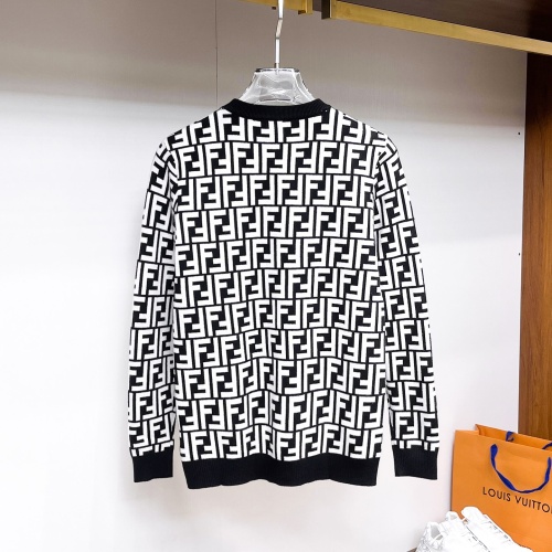 Replica Fendi Sweaters Long Sleeved For Men #1246269 $72.00 USD for Wholesale