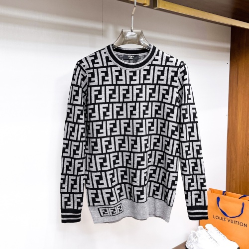 Fendi Sweaters Long Sleeved For Men #1246271 $72.00 USD, Wholesale Replica Fendi Sweaters