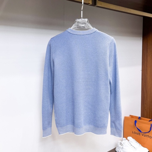 Replica Christian Dior Sweaters Long Sleeved For Men #1246277 $72.00 USD for Wholesale