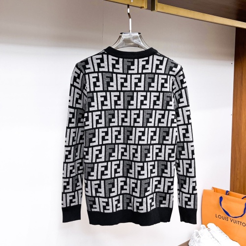 Replica Fendi Sweaters Long Sleeved For Men #1246282 $72.00 USD for Wholesale