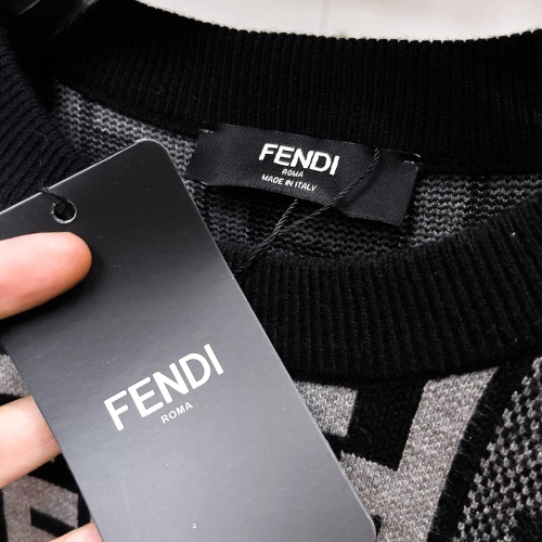 Replica Fendi Sweaters Long Sleeved For Men #1246282 $72.00 USD for Wholesale