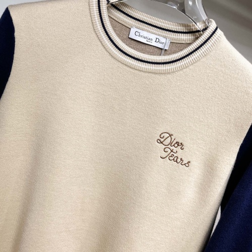 Replica Christian Dior Sweaters Long Sleeved For Men #1246291 $72.00 USD for Wholesale