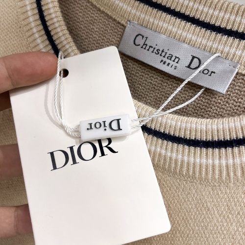 Replica Christian Dior Sweaters Long Sleeved For Men #1246291 $72.00 USD for Wholesale