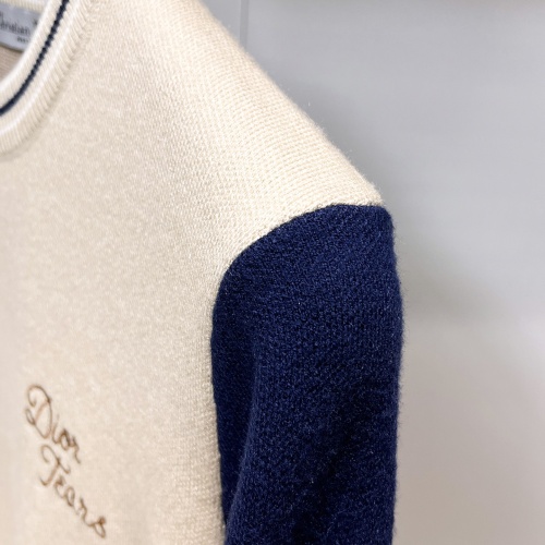 Replica Christian Dior Sweaters Long Sleeved For Men #1246291 $72.00 USD for Wholesale