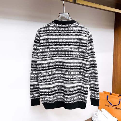 Replica Christian Dior Sweaters Long Sleeved For Men #1246297 $72.00 USD for Wholesale