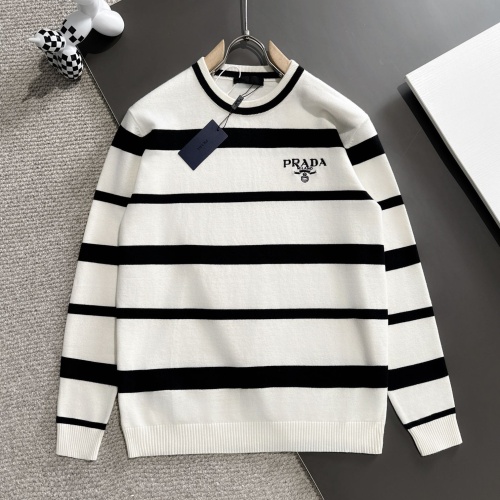 Prada Sweater Long Sleeved For Unisex #1246305 $68.00 USD, Wholesale Replica Prada Sweater