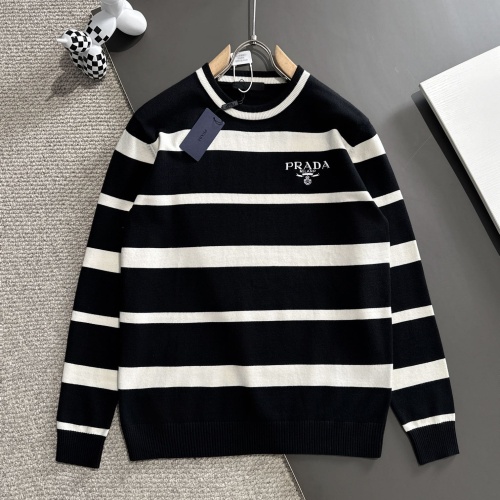 Prada Sweater Long Sleeved For Unisex #1246306 $68.00 USD, Wholesale Replica Prada Sweater