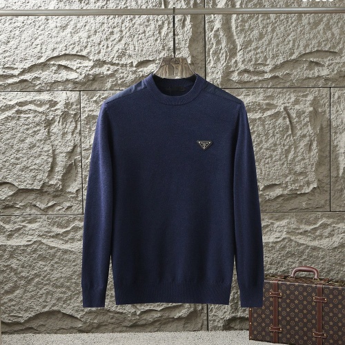 Prada Sweater Long Sleeved For Men #1246308 $48.00 USD, Wholesale Replica Prada Sweater