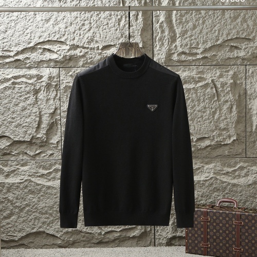 Prada Sweater Long Sleeved For Men #1246309 $48.00 USD, Wholesale Replica Prada Sweater