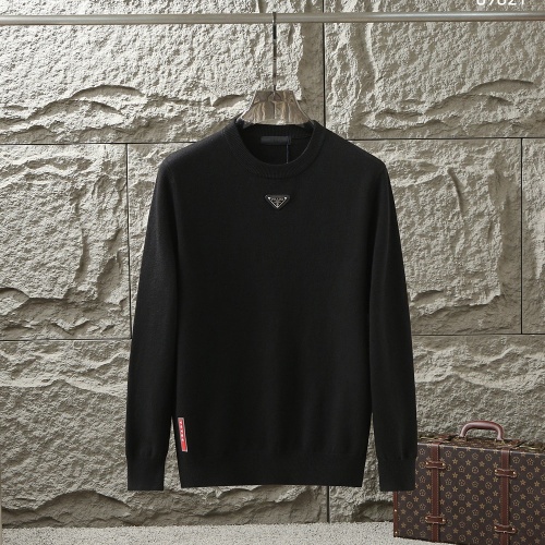 Prada Sweater Long Sleeved For Men #1246313 $48.00 USD, Wholesale Replica Prada Sweater