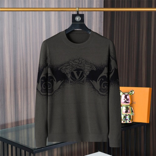 Versace Sweaters Long Sleeved For Men #1246328 $48.00 USD, Wholesale Replica Versace Sweaters