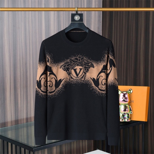 Versace Sweaters Long Sleeved For Men #1246329 $48.00 USD, Wholesale Replica Versace Sweaters