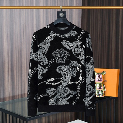 Versace Sweaters Long Sleeved For Men #1246333 $48.00 USD, Wholesale Replica Versace Sweaters