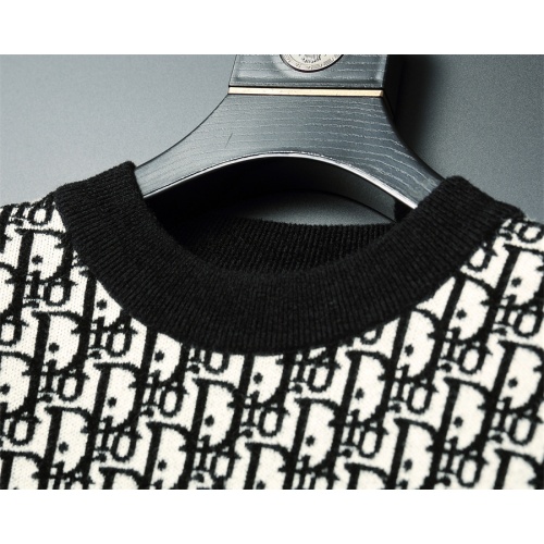 Replica Christian Dior Sweaters Long Sleeved For Men #1246336 $48.00 USD for Wholesale