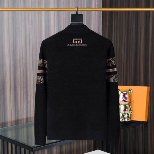 Replica Versace Sweaters Long Sleeved For Men #1246351 $56.00 USD for Wholesale