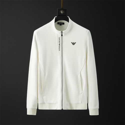 Replica Armani Tracksuits Long Sleeved For Men #1246352 $85.00 USD for Wholesale