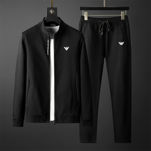 Armani Tracksuits Long Sleeved For Men #1246353 $85.00 USD, Wholesale Replica Armani Tracksuits