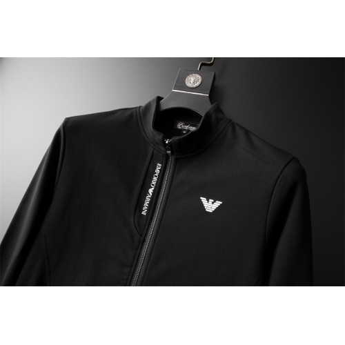 Replica Armani Tracksuits Long Sleeved For Men #1246353 $85.00 USD for Wholesale