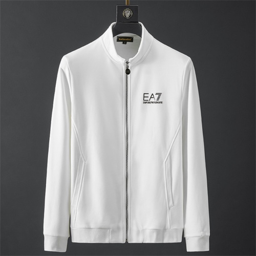 Replica Armani Tracksuits Long Sleeved For Men #1246356 $85.00 USD for Wholesale