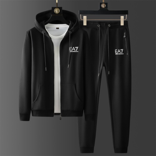 Armani Tracksuits Long Sleeved For Men #1246373 $85.00 USD, Wholesale Replica Armani Tracksuits