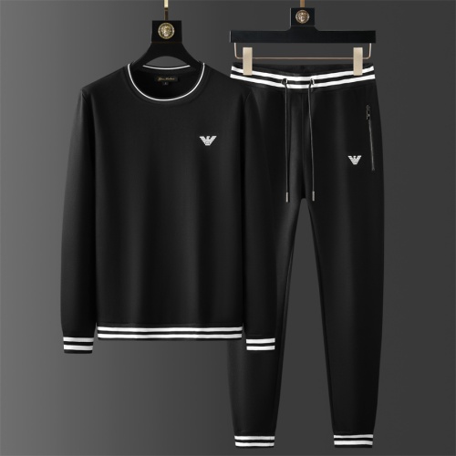 Armani Tracksuits Long Sleeved For Men #1246395 $85.00 USD, Wholesale Replica Armani Tracksuits