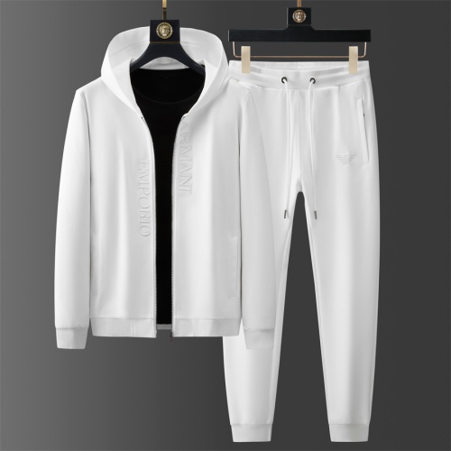 Armani Tracksuits Long Sleeved For Men #1246404 $85.00 USD, Wholesale Replica Armani Tracksuits