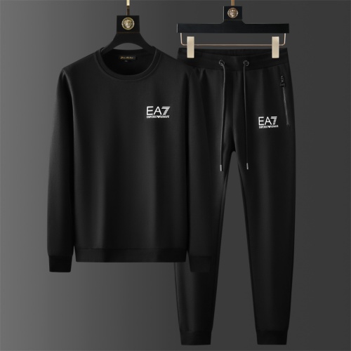 Armani Tracksuits Long Sleeved For Men #1246411 $85.00 USD, Wholesale Replica Armani Tracksuits