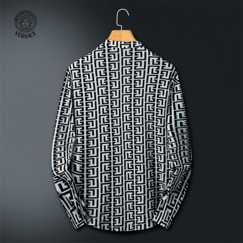 Replica Versace Shirts Long Sleeved For Men #1246431 $56.00 USD for Wholesale