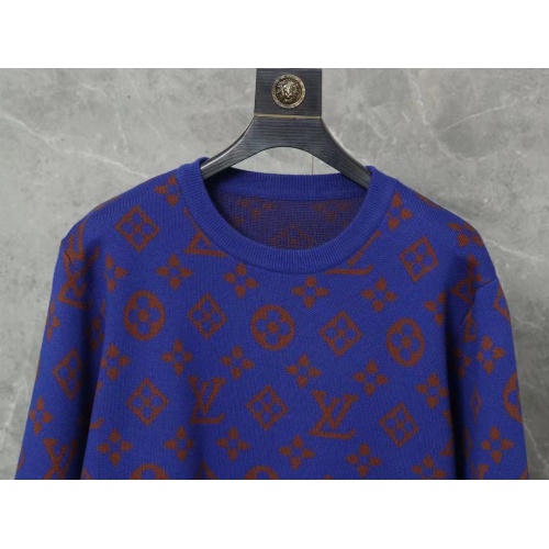 Replica Louis Vuitton LV Sweaters Long Sleeved For Men #1246443 $45.00 USD for Wholesale