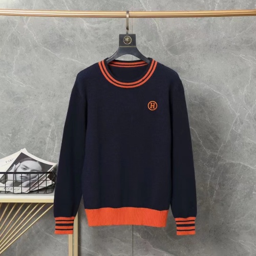 Hermes Sweaters Long Sleeved For Men #1246444 $45.00 USD, Wholesale Replica Hermes Sweaters