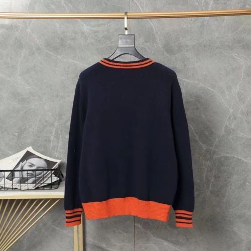 Replica Hermes Sweaters Long Sleeved For Men #1246444 $45.00 USD for Wholesale