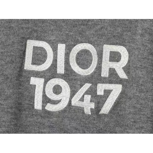 Replica Christian Dior Sweaters Long Sleeved For Men #1246445 $45.00 USD for Wholesale