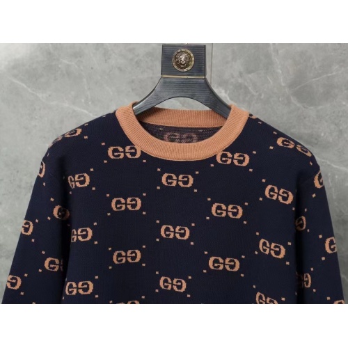 Replica Gucci Sweaters Long Sleeved For Men #1246446 $45.00 USD for Wholesale