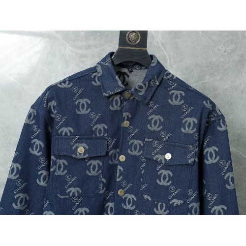 Replica Chanel Jackets Long Sleeved For Men #1246465 $52.00 USD for Wholesale