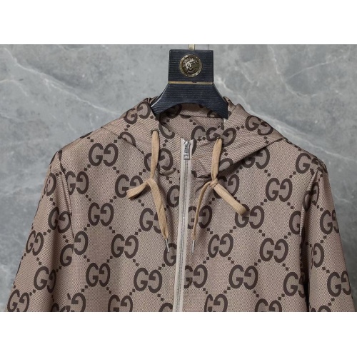 Replica Gucci Jackets Long Sleeved For Men #1246493 $52.00 USD for Wholesale