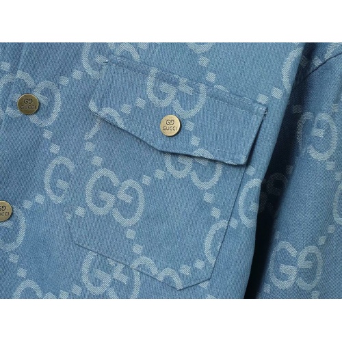 Replica Gucci Jackets Long Sleeved For Men #1246505 $52.00 USD for Wholesale