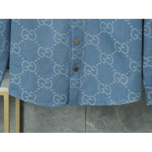 Replica Gucci Jackets Long Sleeved For Men #1246505 $52.00 USD for Wholesale