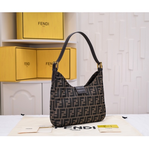 Replica Fendi AAA Quality Shoulder Bags For Women #1246517 $76.00 USD for Wholesale