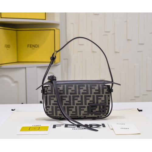 Fendi AAA Quality Shoulder Bags For Women #1246520 $85.00 USD, Wholesale Replica Fendi AAA Quality Shoulder Bags