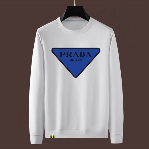 Prada Hoodies Long Sleeved For Men #1246534 $48.00 USD, Wholesale Replica Prada Hoodies